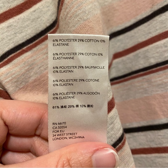 Free people striped cropped mock neck - Picture 7 of 7